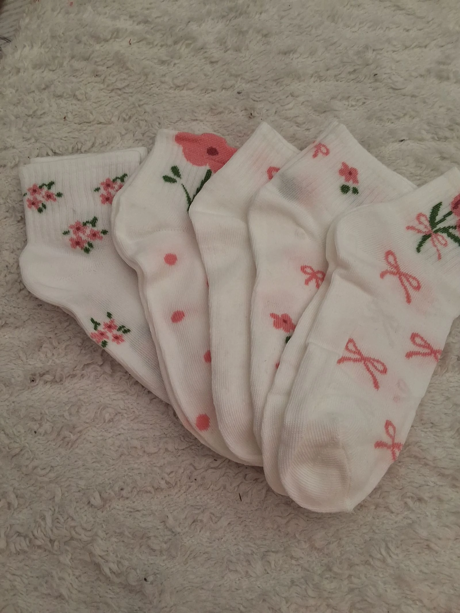 Chaussettes fleurs T38/40